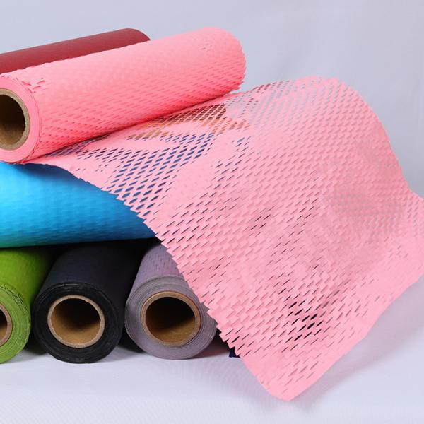 Rollo de papel de panal de miel sostenible de 15 cm de diámetro Opciones blancas