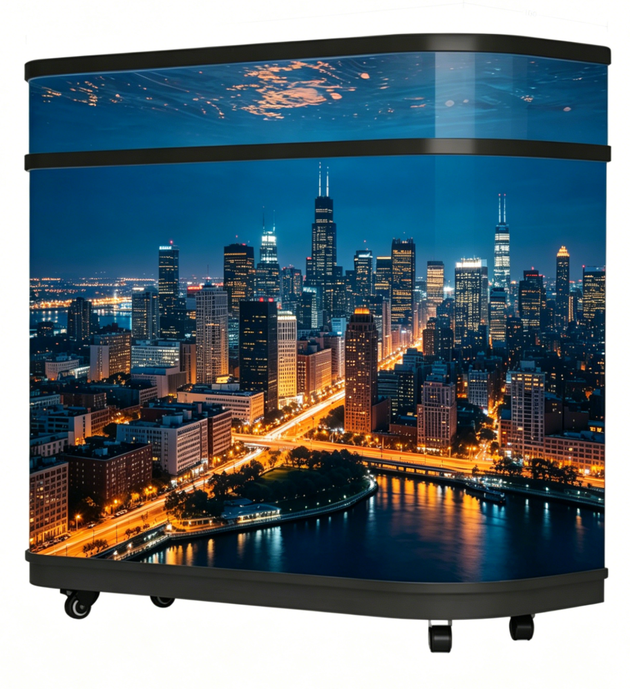 P2.5 GOB LED Display with 3840Hz Refresh Rate Low Blue Light Mode and Front Access Service for Office Reception