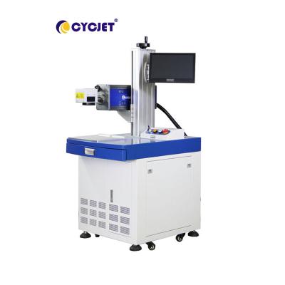 Máquina de codificação e de marcação do laser Desktop de CYCJET 30W para componentes eletrônicos