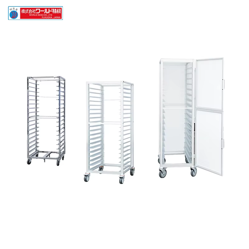 Stainless Steel Bakery Tray Rack Trolley For Bakery Shop Hotel Restaurant Kitchen