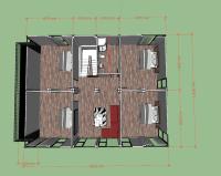 Maison de conteneurs 30 pieds x 20 pieds Appartement