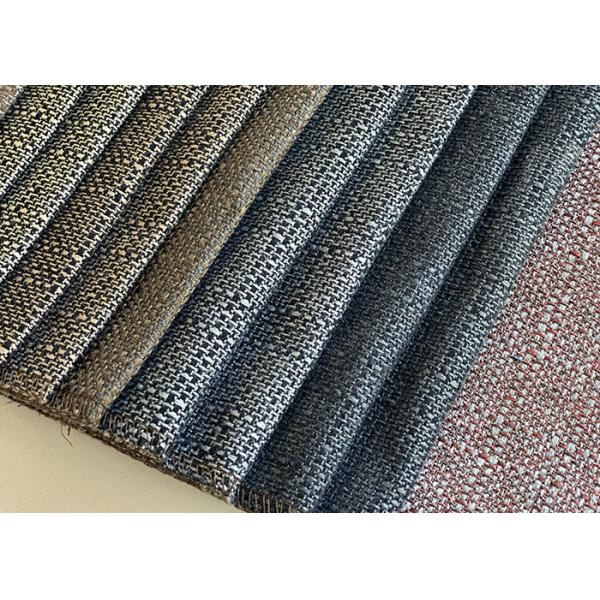 Custom Upholstery Sofa Fabric , Woven Jute Sofa Fabric