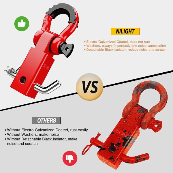 Trailer Hitch Lock For Stainless Steel Shackle Hitch Receiver And 3/4