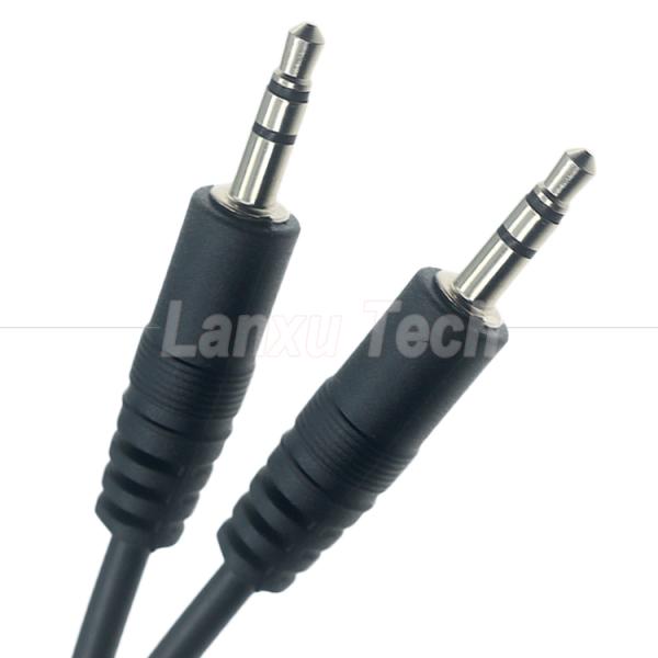 1M 2M 3M 3 Poles TRS Male to Male 3.5mm Aux Stereo Jack Audio Cable for Speaker Recorder Headset