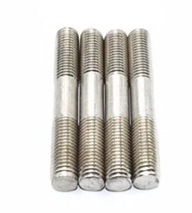 Stainless Steel Threaded Hex Head Bolt DIN939 Stud Bolt Zinc Plate Surface