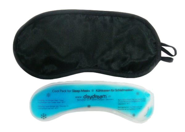 Cool Pack Black eye shade for sleeping With Common Design / Customized Logo