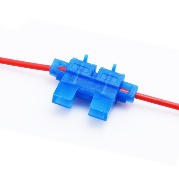 Lumision Blue Quick Splice Fuseholder Connector Inline Self-Stripping ATO ATC Blade Car Auto Fuse Holder Assembly