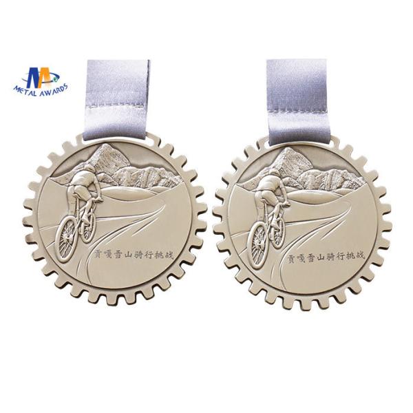 3D Effect Antique Finishing 70mm Stock Medals