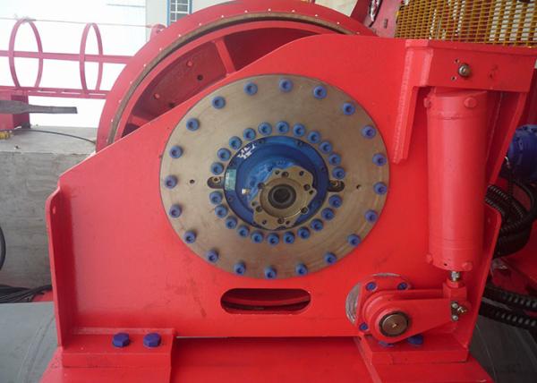 Hydraulic Footstep Piledriver Winch LBS Drum Offshore Winch For Rotary Drilling Rig