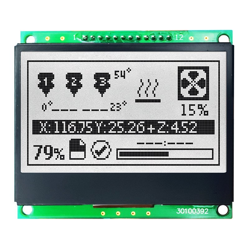 дисплей 128X64 SPI FSTN графический LCD с белой стороной освещает контржурным светом