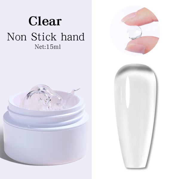 Private Label Quick Building Gel for Nail Extension White Clear UV Gel Acrylic Extension Solid Builder