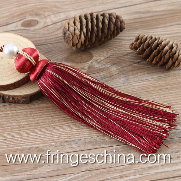 Colorful classical wholesale chinese tassels trimming fringe for bookmark