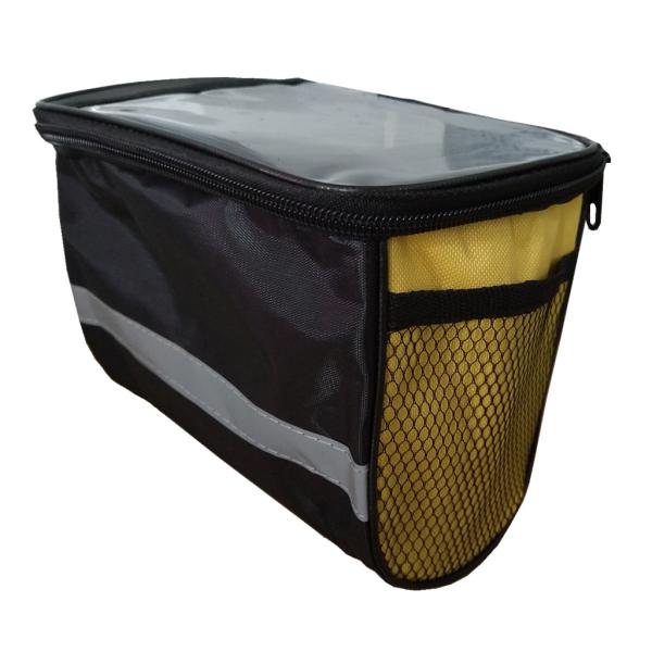 Front Handlebar Bag Bike Frame Pannier Organizer Pouch MTB Waterproof Phone Bags Multifunction Portable Shoulder Bag