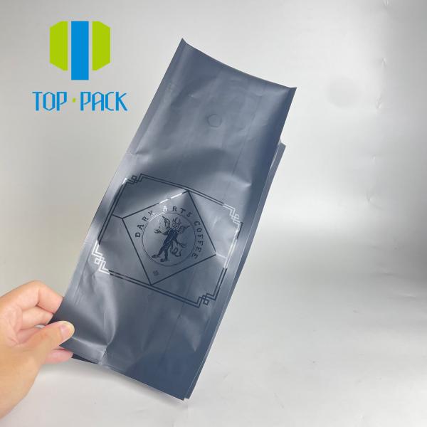 Custom Uv Print Side Gusset Pouch Resealable Mylar Coffee Bean Package Bag