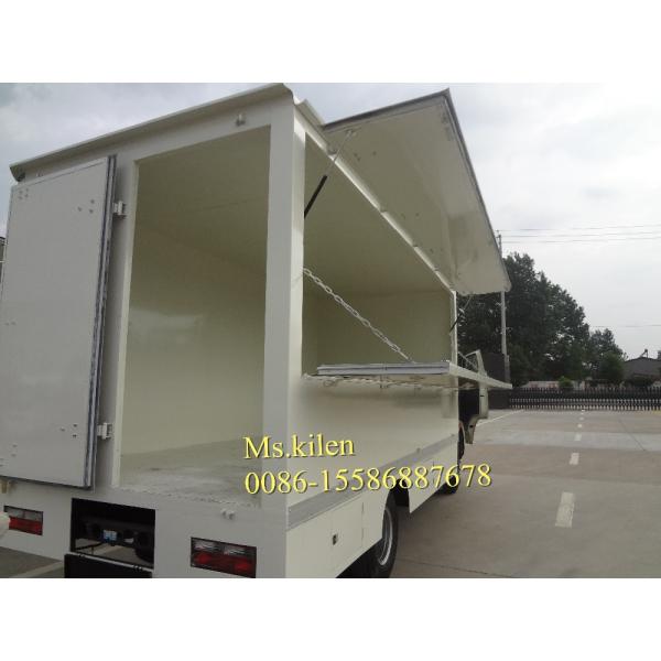 Small Cargo Van Truck Food Vending Truck Left Steering Manual Transmission