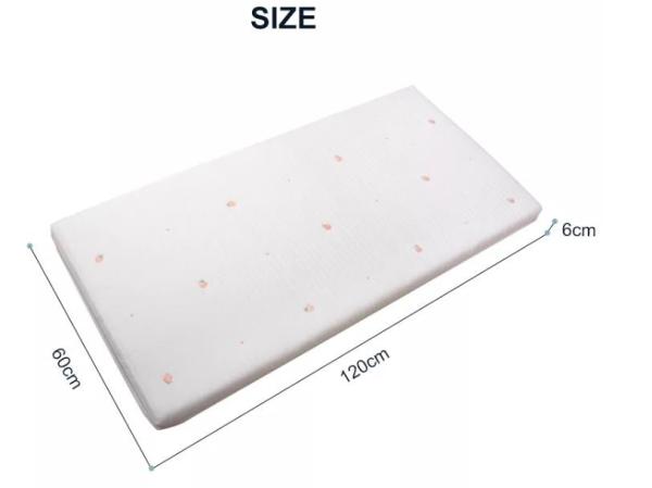 Baby Breathable Washable Crib Mattress Eco Friendly Dual Firmness