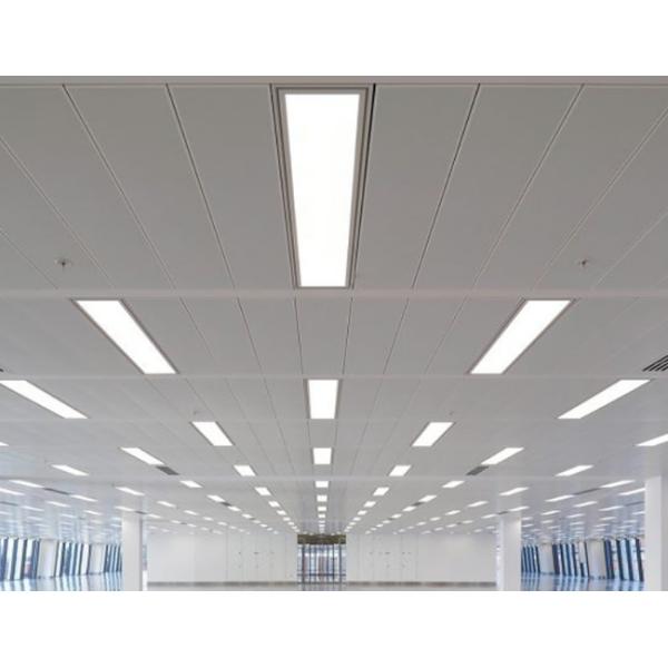 595 X 595 Recessed Office Ceiling Light Panels 48w White Aluminum CRI 80