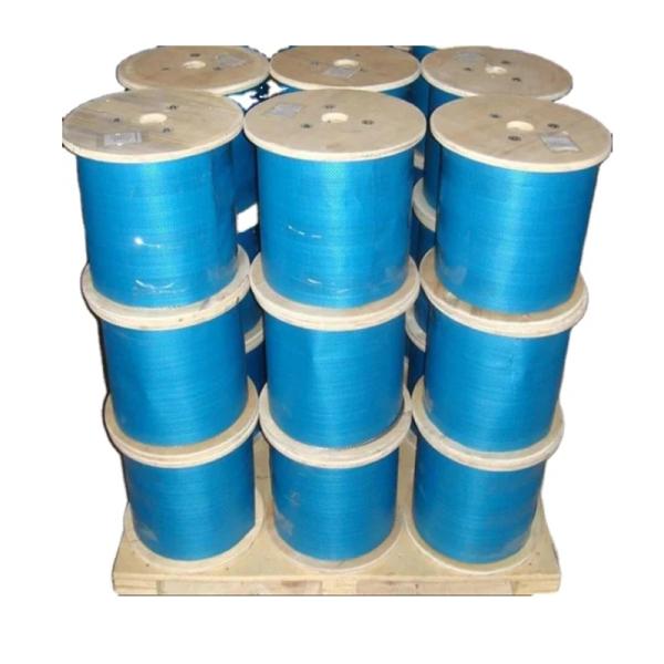 Corde en acier au carbone de qualité 4x31 8,3 mm galvanisée à chaud pour plateforme suspendue