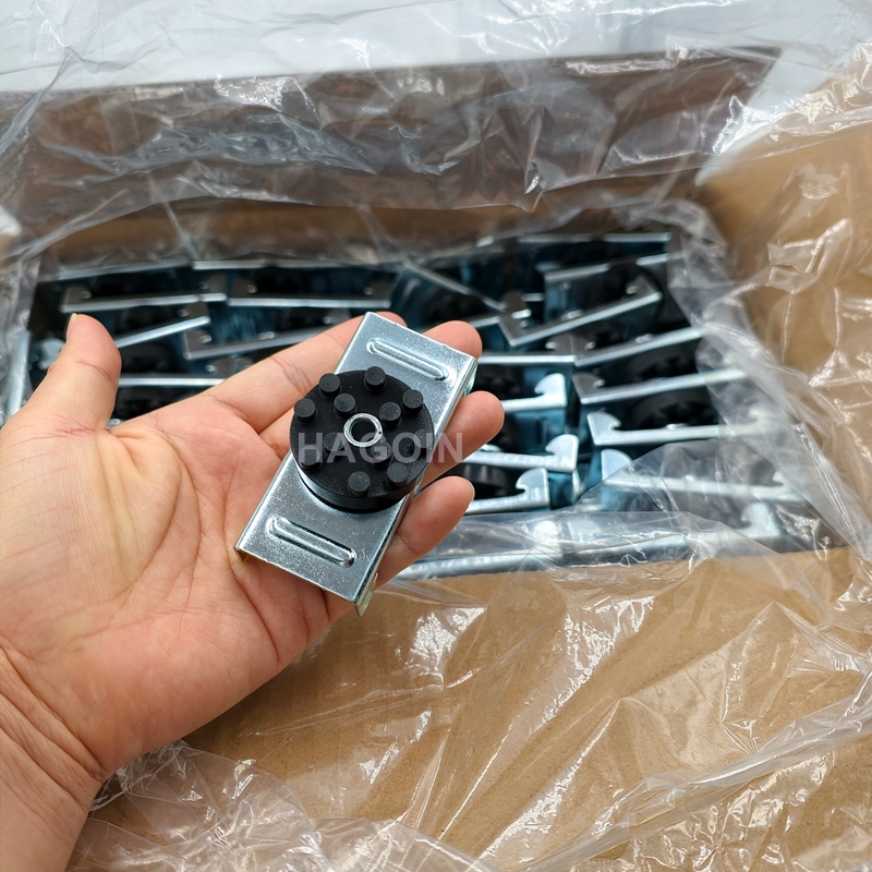 Rustproof RSIC-1 Resilient Sound Isolation Clips Ceiling Flame Retarderd Drywall