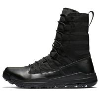 17 onças de nylon superior de couro genuíno das botas militares reforçaram a engrenagem tática exterior preta