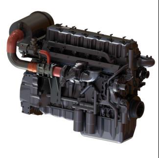 YC6KN Biogas Engine  13.9L Power Pack Engine Water Cooled Exhaust Gas Turbocharger