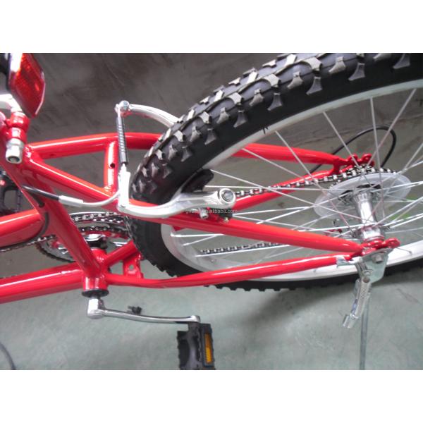 24inch Shimano 7 speeds OEM CE Steel tandem two people Bicycle with Fork Suspension