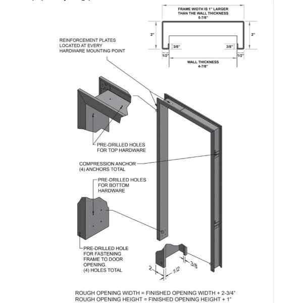 Fireproof Inswing Outswing Aluminum Swing Doors Anodized Finish For Restaurant