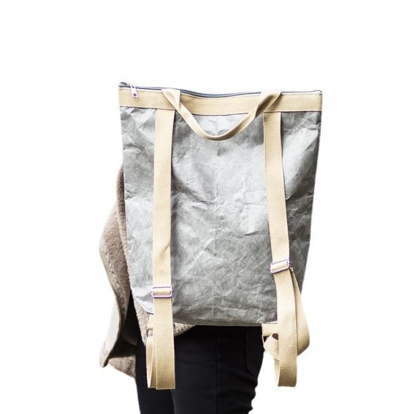 Durable Kraft Paper Tyvek Tote Handbag Eco Friendly Custom Printed Fashion Personalized Waterproof Messenger Bag High Quality Tyvek Tote Bag