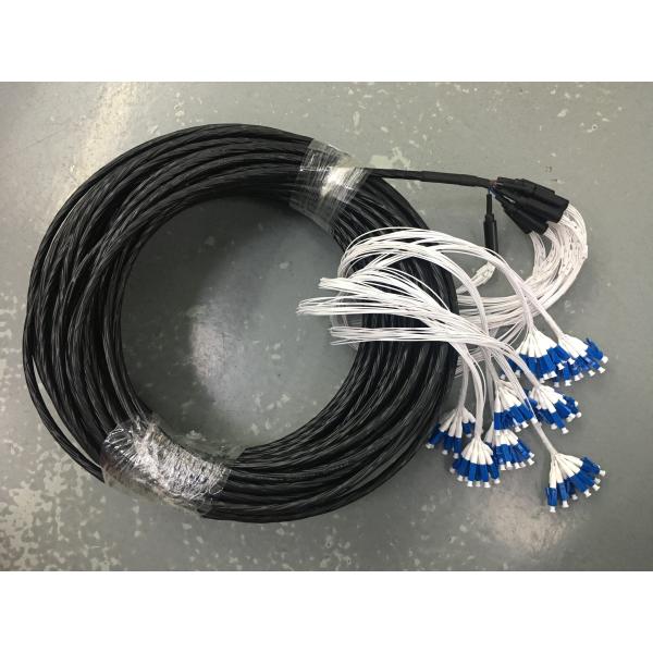 Outdoor Fiber Optic Patch Cord 4 - 24 Cores With Loose Tube Filling Compound