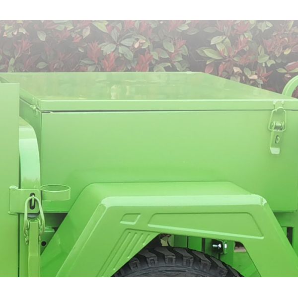 4-Bin Waste Sorting Electric Trike Property Cleaning Waste Transfer Loading Truck