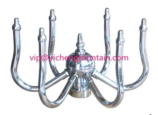 Rotating Water Fountain Nozzles Twist Revolving Effect Pond Fountain Nozzles