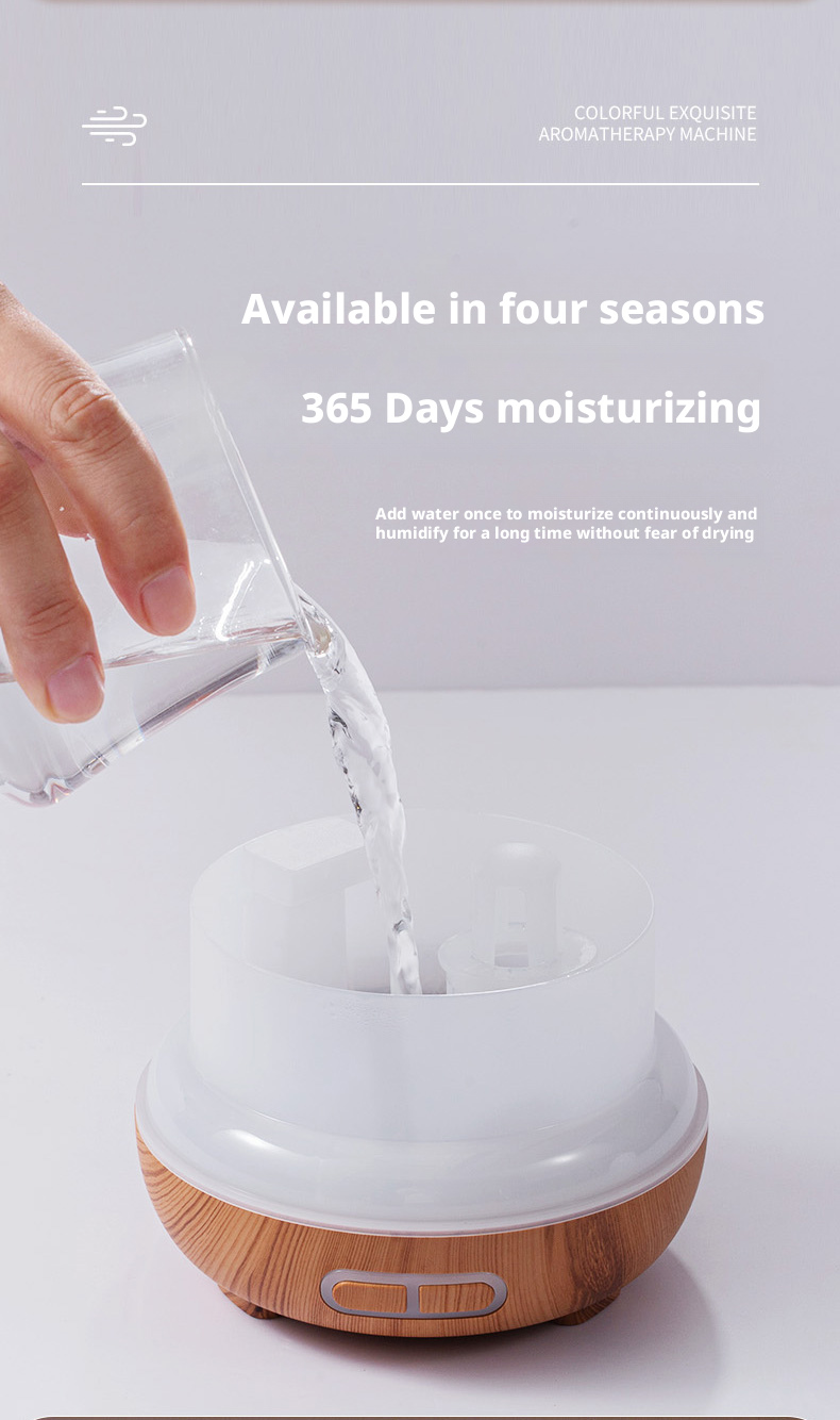 Diffuser Machine Premium Ultrasonic Volcano Aromatherapy Diffuser LED Air Purifying Fragrance Sprayer