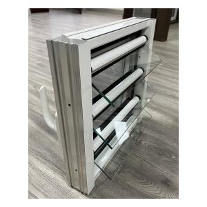 調節可能な換気器具のアルミガラスラウバー窓