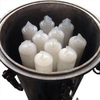 Sanitary cartridge filter with housing for water treatment Stainless Steel 316L