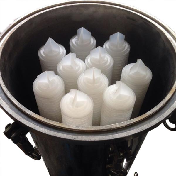 Filtro sanitário do cartucho com alojamento para o tratamento da água 316L de aço inoxidável