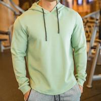Black Gray Long Sleeve Unisex Plain Hoodies Anti Pilling Pullover Sweatshirts