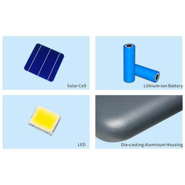 SMD 2835 Outdoor Waterproof Microwave Sensor Led Wall Solar Light For Garden