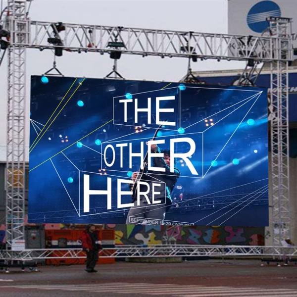 High Brightness HD Video Function P3.91 LED Display Screen For Stage Background Rental