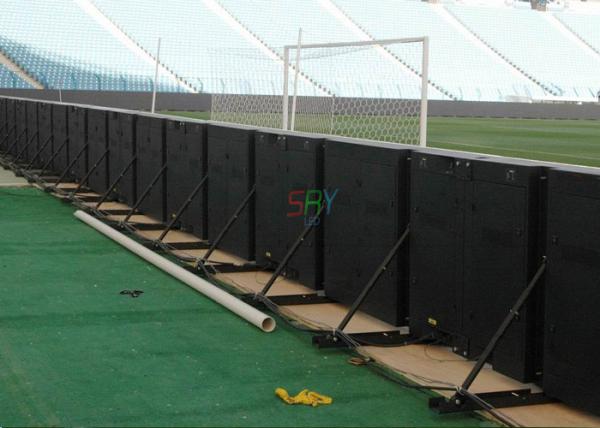 2R1G1B P16 Stadium Perimeter LED Display For Football Club , Tadium Advertising Boards