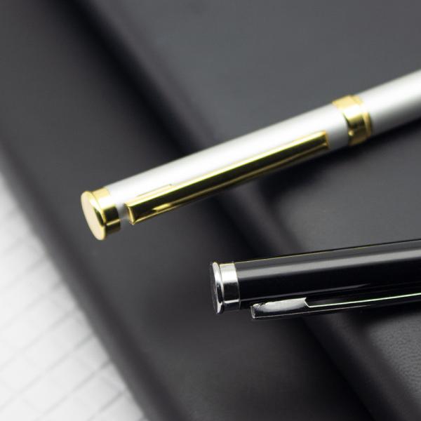 Advertising Hotel Metal Ballpoint Pen Twist Slender Ball Pen With Custom Logo