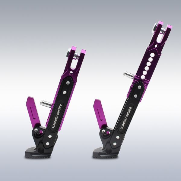 Motorcycle Kickstand Adjustable Side Feet Parking Rack Support Foot Frame Aluminum Alloy  Motorcycle Universal Tripod