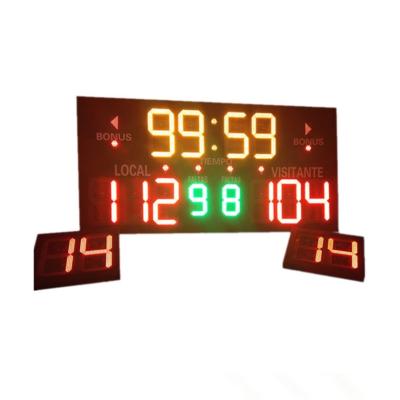 Placar personalizado único 3,6 tomado partido do basquetebol do diodo emissor de luz do projeto X 3,9 X 4