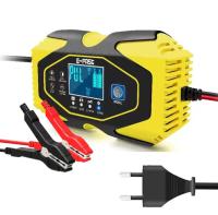 12V 6A 24V 3A 12V 24V 8A Carregador de Reparação de Impulso de Motos