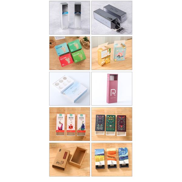 Foldable Rectangle Shape Food Grade Kraft Candy Box for Mini Snack Packaging