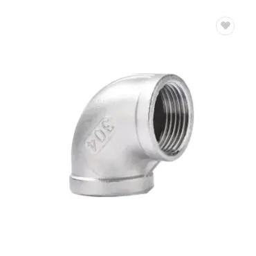 201 304 Stainless Steel Cylindrical Head Code 90/45 deg Elbow Plumbing Pipe Fittings