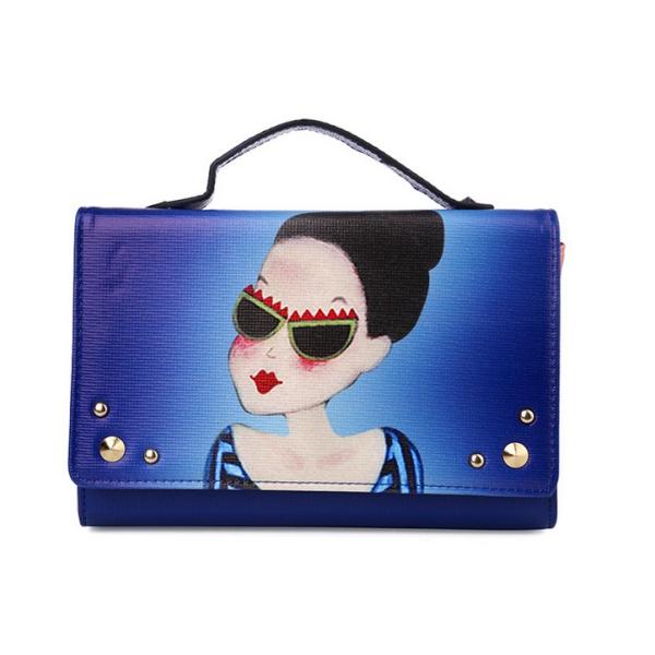 2016 summer new Korean chain messenger bag shoulder messenger bag small square package female