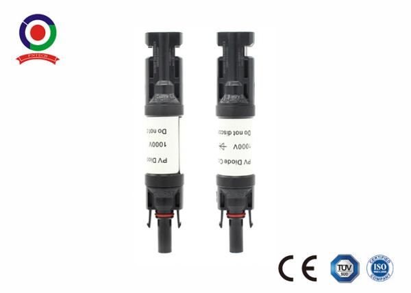o conector solar fotovoltaico do diodo 20A C.C. 1000V PP fêmea e do homem ensaca a embalagem