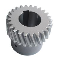 Piñón/engranaje doble de acero inoxidable de aluminio del estante de las piezas del CNC que trabaja a máquina