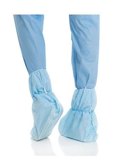 Large Size Surgical Shoe Covers , Disposable Indoor Shoe Covers Non Woven