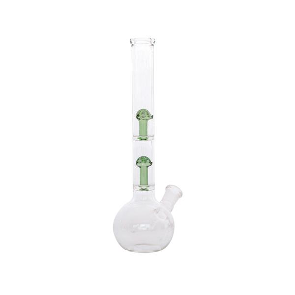 Borosilicate Dry Herb Bubbler SGS Water Pipes Glass Bongs